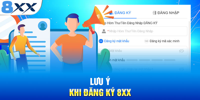 Lưu ý khi đăng ký 8xx